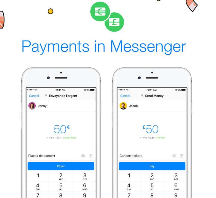 Facebook adds payments feature to the Messenger app in the UK